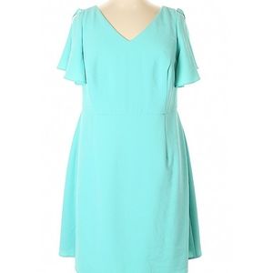 (Adrianna Papell) Minty Blue Dress, Sz. 14
